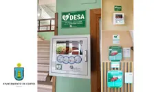 Nuevos desfribiladores en Cortes