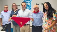 Lanzador del cohete de las Fiestas de Tudela 2026