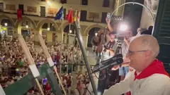 Pobre de M&iacute; 2026 de las fiestas de Tudela a cargo del Tudelano Popular D. Juan R. Sainz.