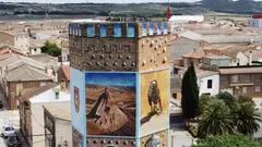 Vista de Cadreita y su Torre del Agua
