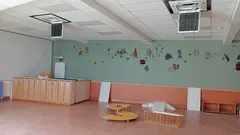Aula climatizada de un centro educativo de Navarra