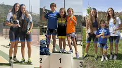 Tres podios para el Patinaje Velocidad Tudela en Artica