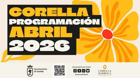 Agenda cultural de Corella para el mes de Abril 2026