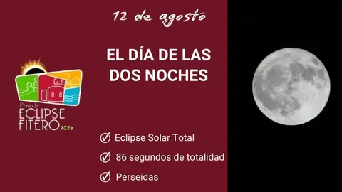 Programaci&oacute;n del Eclipse 2026 en Fiteroo