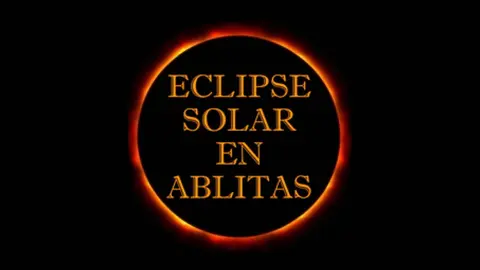Eclipse 2026 en Ablitas