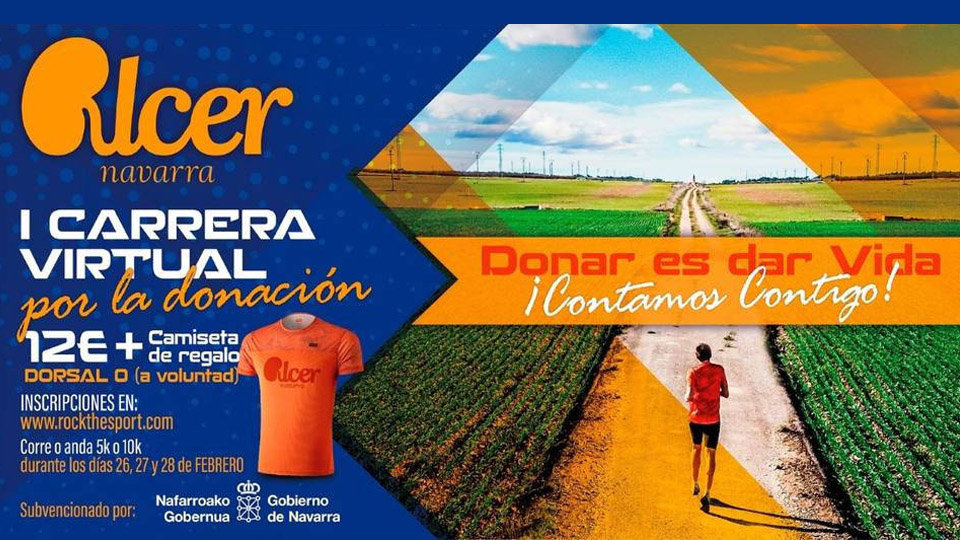 ALCER Navarra organiza la I Carrera Virtual por la Donación