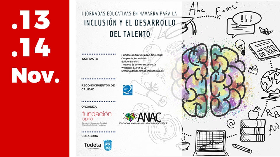 I Jornadas Educativas en Navarra para la inclusión y el desarrollo del talento