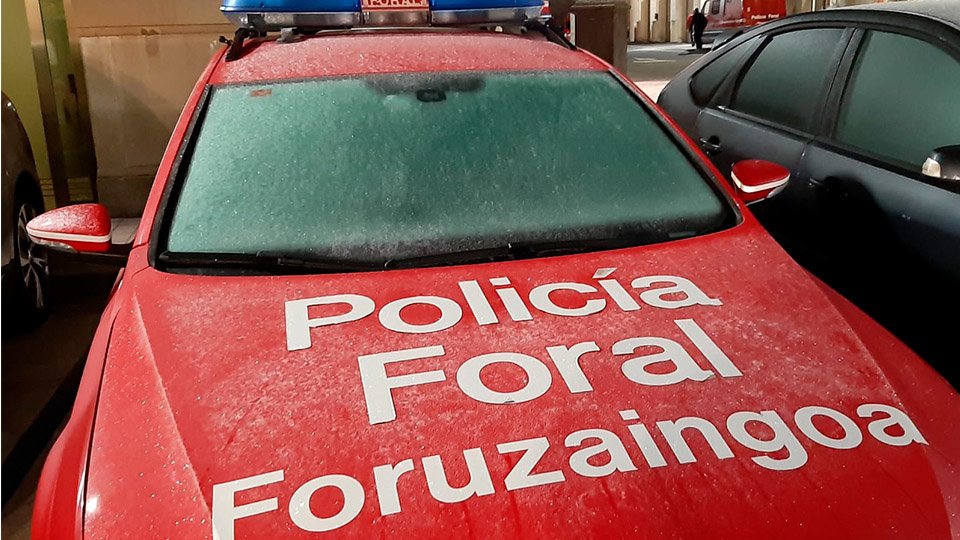 policia foral vehiculo
