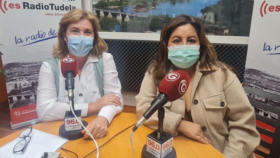 Montse Torres e Ingrid Estévez. Área de Salud Tudela