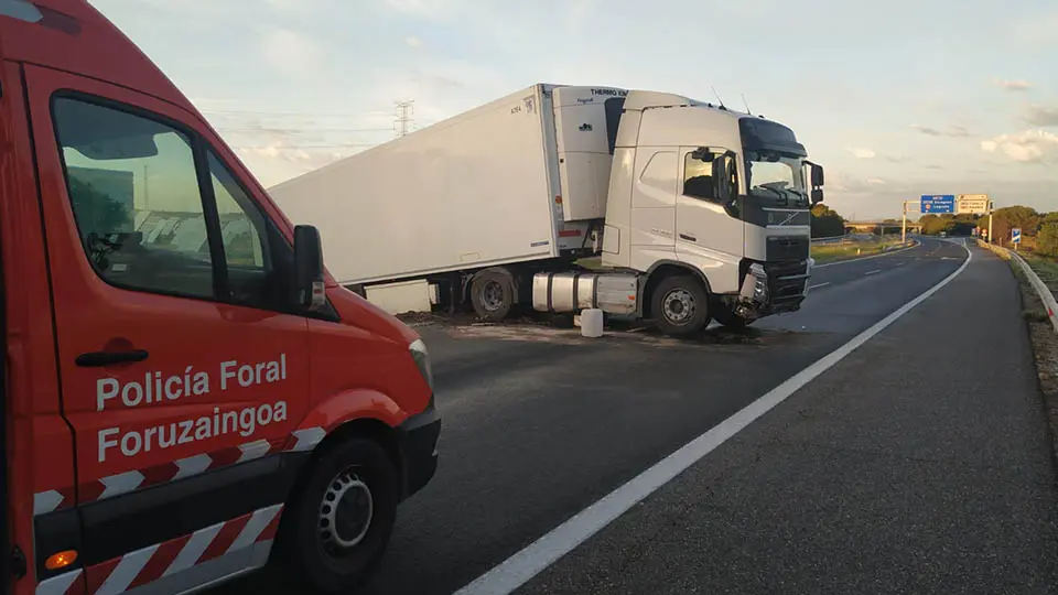 castejon camion autopista navarra