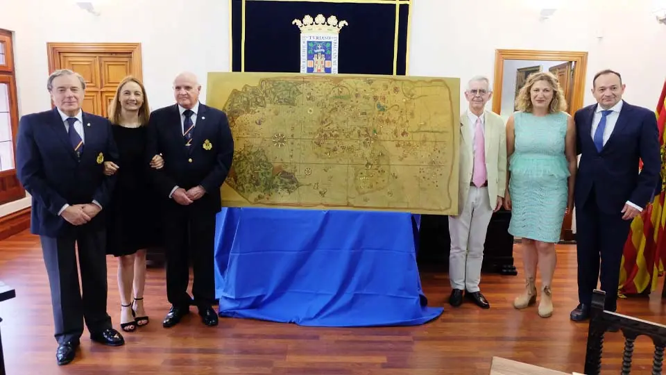 Entrega de la Carta Naval de Juan de la Cosa