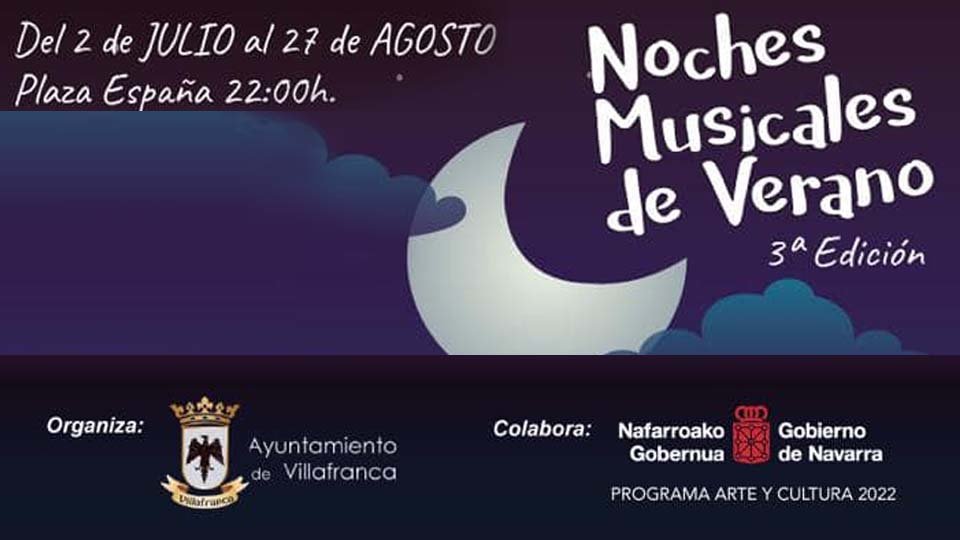 Noches musicales de verano en Villafranca