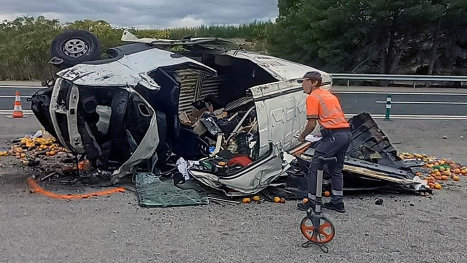 villafranca autopista accidente