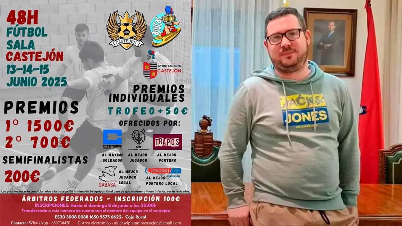 javier pérez concejal de deportes castejón