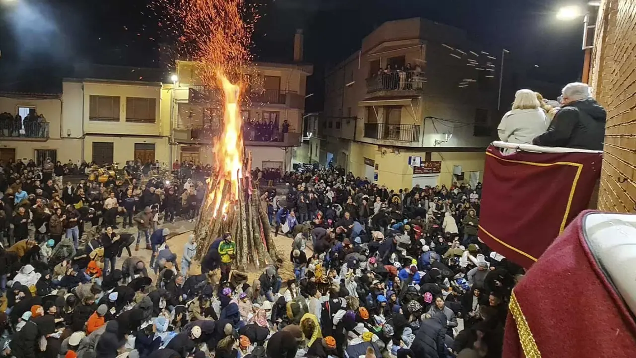 Lanzamiento de las Nueces de Fustiñana. Foto Tudelahoy