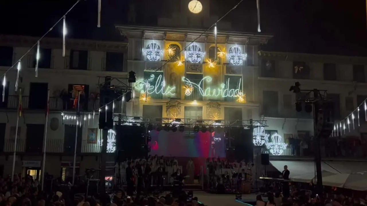 Encendido de las luces de navidad en Tudela 2025