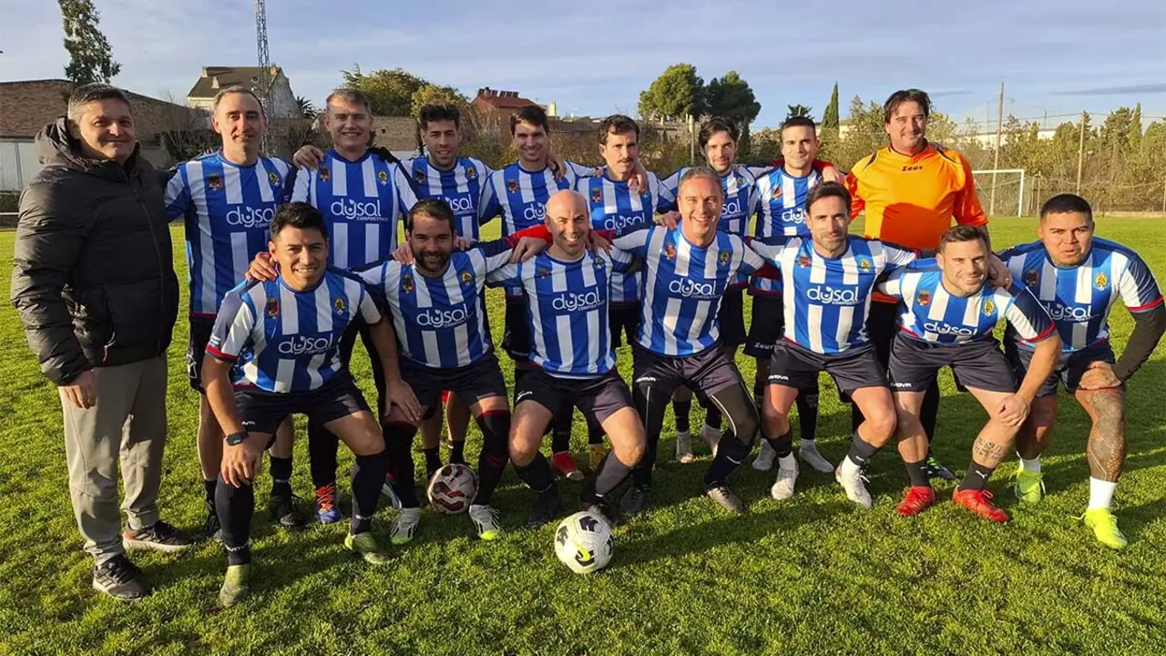 Corellano-Cirbonero Veteranos. Foto Esteban Baigorri