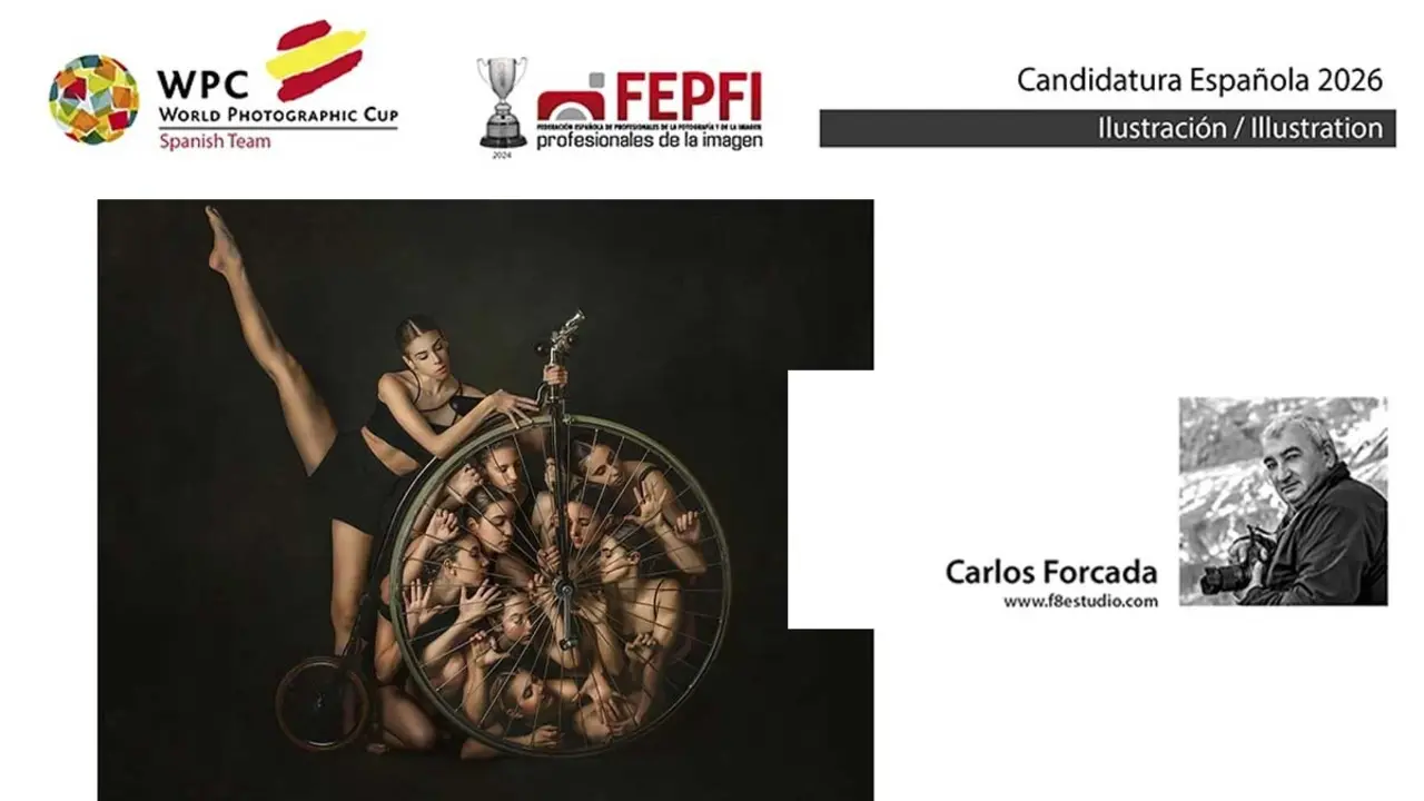 Carlos Forcada, de F8 Estudio, competirá en la categoría de Arte Digital de la WPC 2026