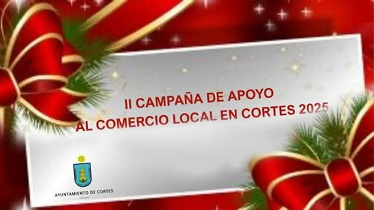 Campaña de apoyo al comercio local de Cortes 2025
