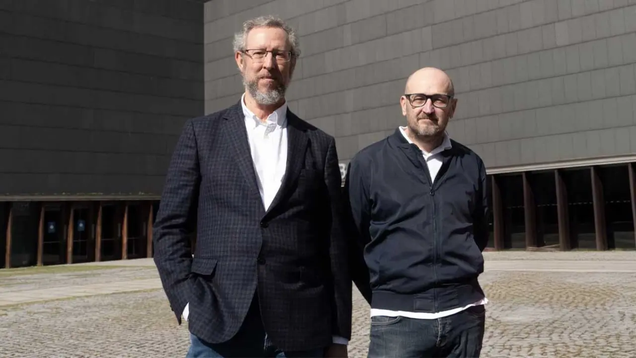 Alberto Cañada junto a Julio Mazarico