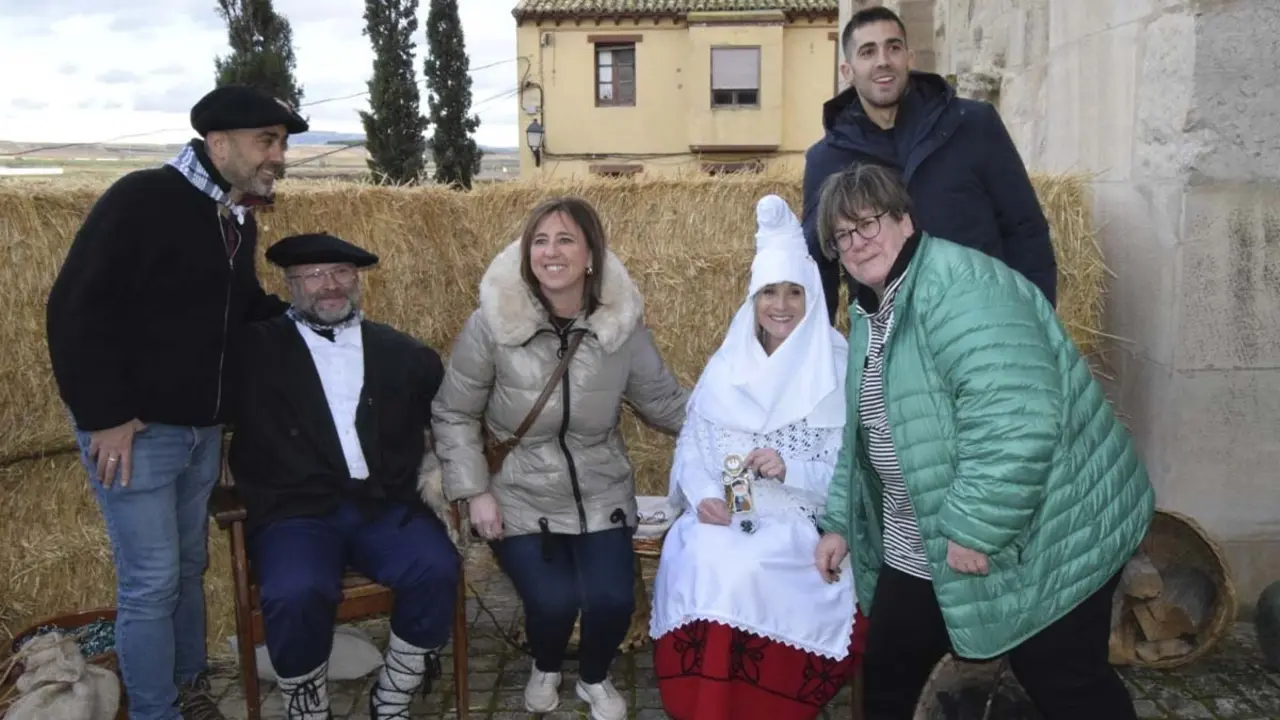 Visita del Olentzero a Cabanillas 2025