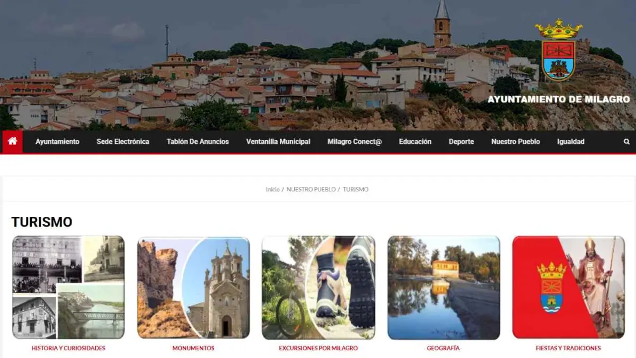 Nueva web de Turismo en Milagro
