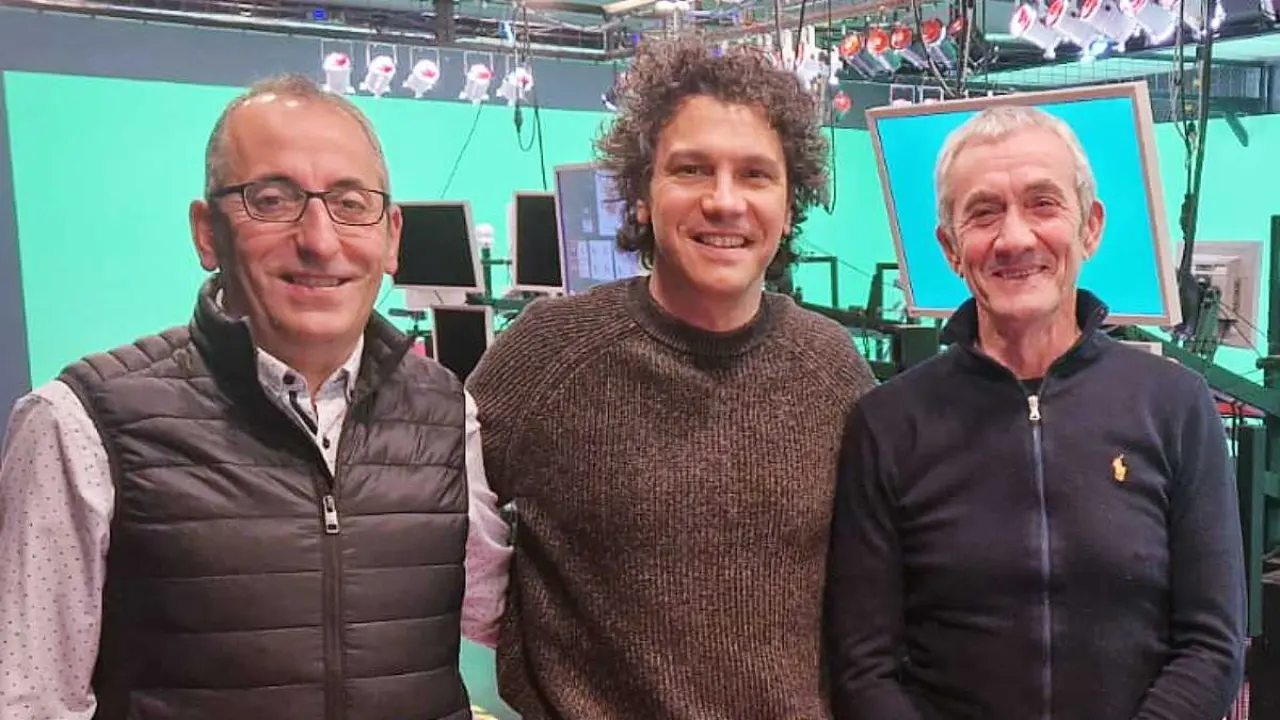 Alfonso P&eacute;rez junto a Pa&uacute;l Carcavilla y Manuel Resa