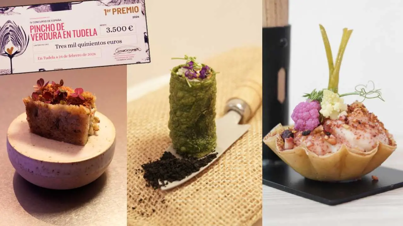 Pinchos ganadores del IV Concurso de pincho de Verdura de Tudela