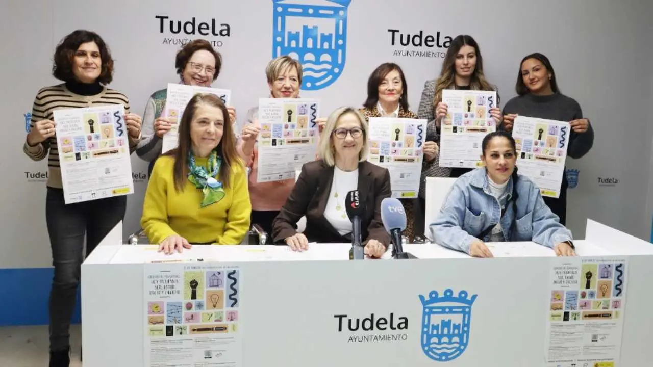 Presentaci&oacute;n de las actividades con motivo del 8M, D&iacute;a Internacional de las Mujeres en Tudela