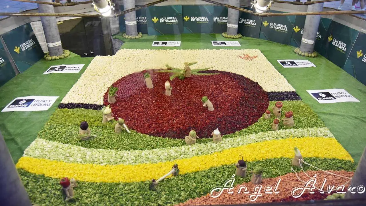Mosaico de Verduras 2026 en Tudela. Foto. &Aacute;ngel &Aacute;lvaro