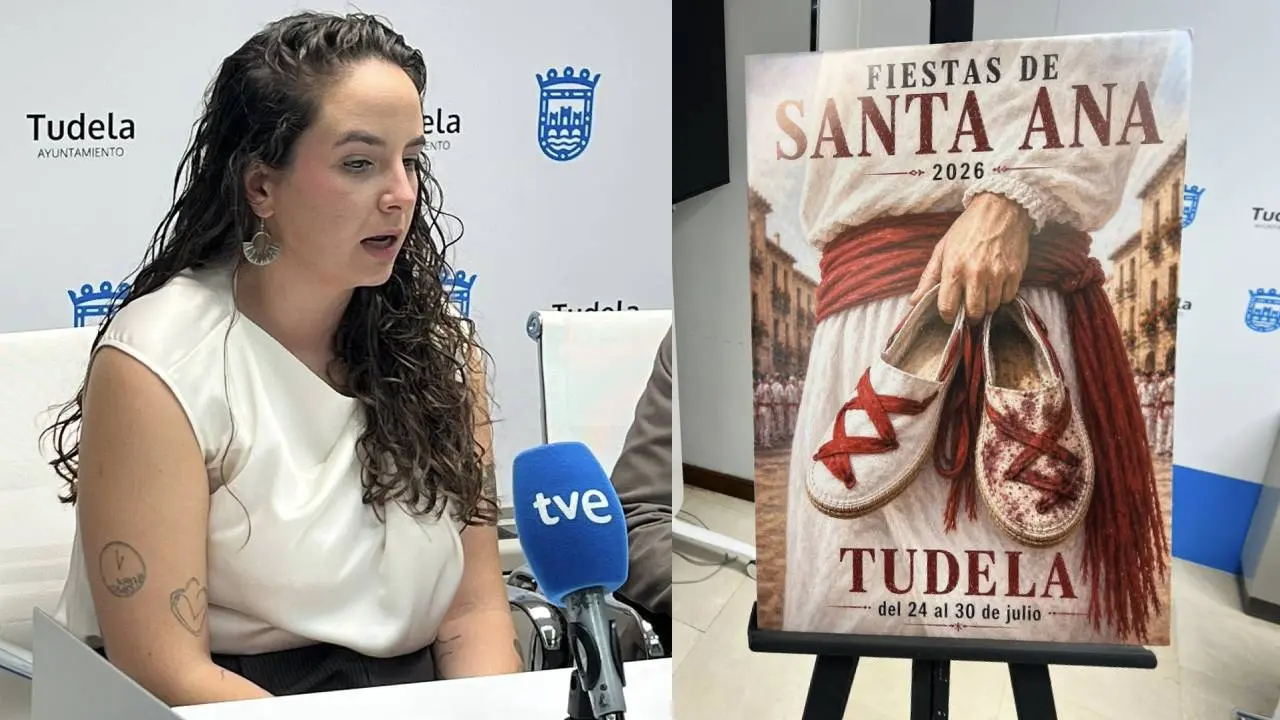 Ana Mart&iacute;nez Salvador de Tudela creadora de la obra 7 d&iacute;as para dejar huella