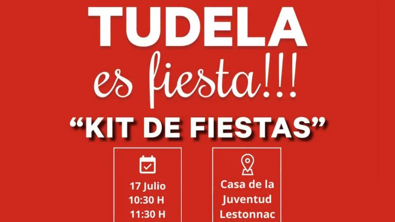 Los j&oacute;venes de Tudela recibir&aacute;n un Kit de Fiestas con novedades este viernes
