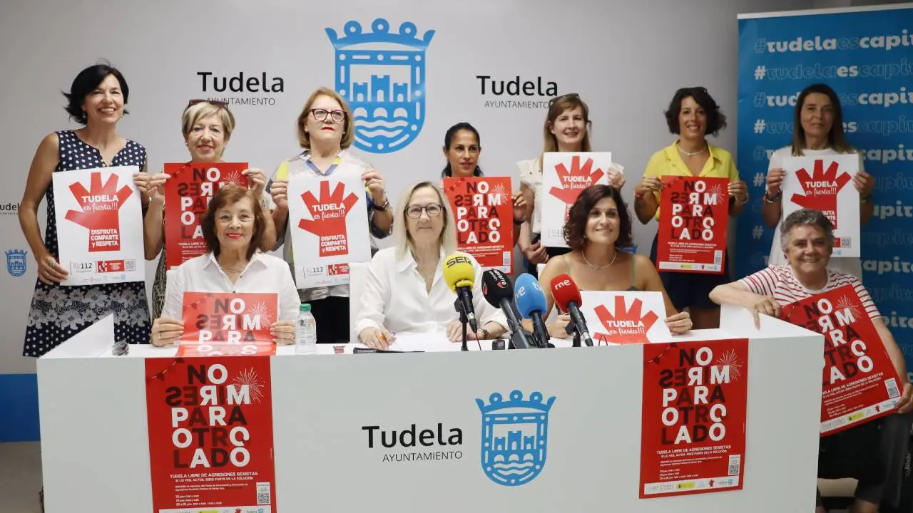 Presentaci&oacute;n de la campa&ntilde;a de prevenci&oacute;n de agresiones sexistas en Fiestas de Santa Ana 2026