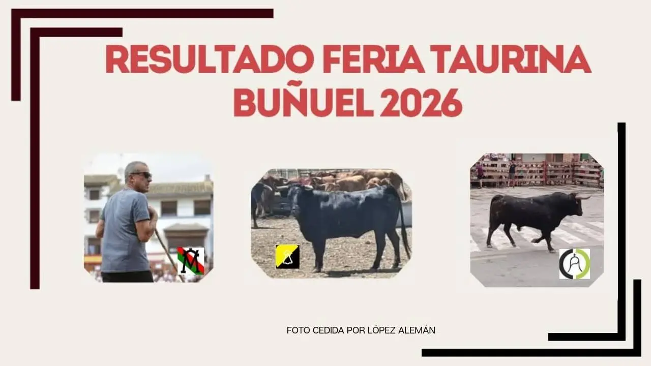 Resultado feria Taurina de Bu&ntilde;uel 2026