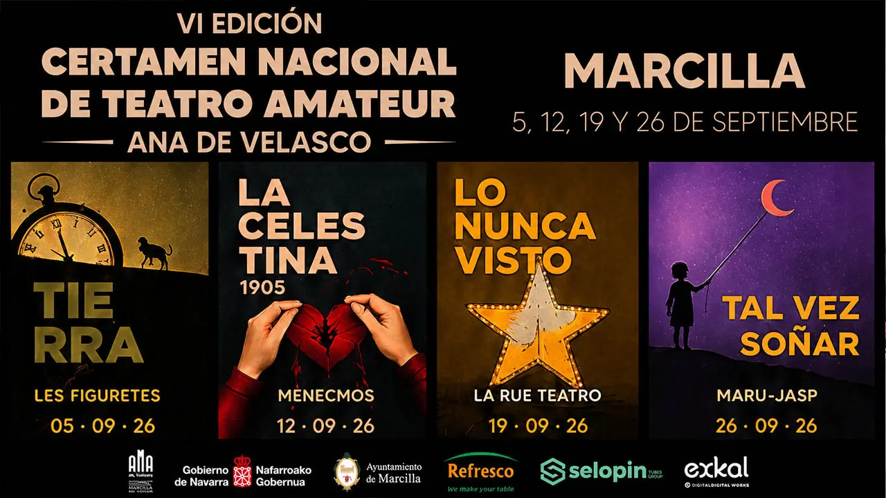Certamen Nacional de Teatro Amateur Ana Velasco 2026 de Marcilla