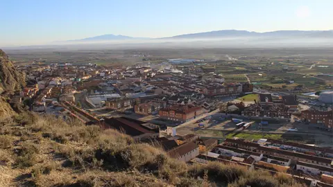 Vista aérea de Azagra