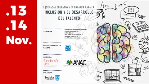 I Jornadas Educativas en Navarra para la inclusión y el desarrollo del talento