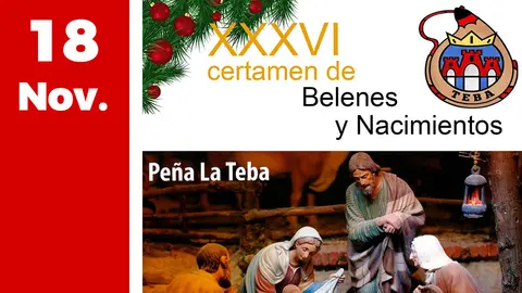 Presentación XXXVI Certamen de Belenes de la Peña La Teba