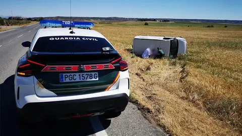 guardia civil accidente san adrian