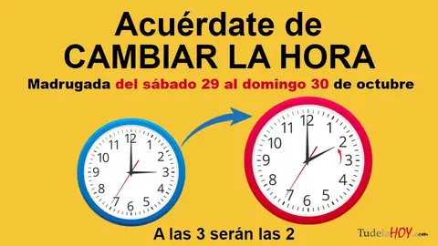 cambo de hora