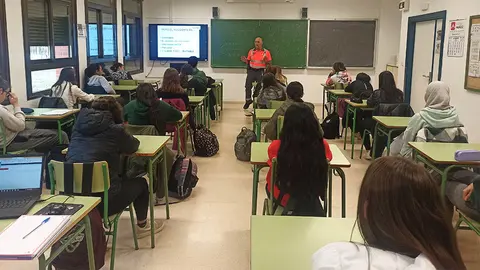 ies valle ebro charlas policia foral