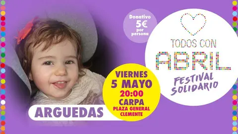 Festival solidario en Arguedas Todos con Abril