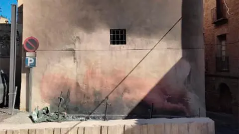 guardia civil detenido quema contenedores