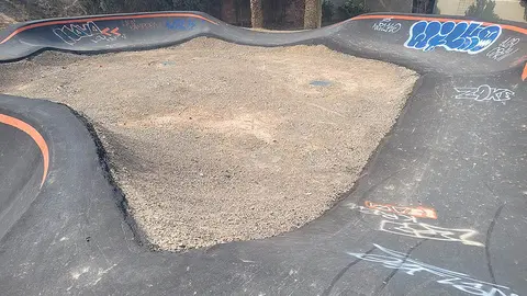 pump track grafitis pintadas