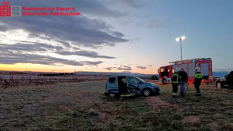 murchante accidente salida de via ap-68