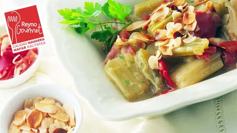 Plato de cardo a la navarra Imagen Reyno Gourmet