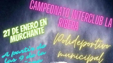 Patinaje I JORNADA DEL CAMPEONATO INTERCLUBES DE LA RIBERA