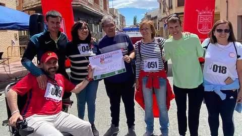 Marcha Solidaria en Milagro para recaudar fondos para Anfas