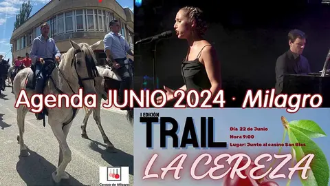 Agenda del mes de Junio en Milagro. Navarra