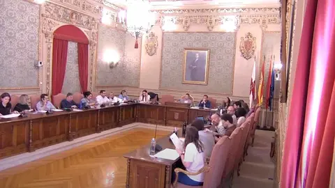 Imagen del pleno del Ayuntamiento de Tudela celebrado en mayo de 2024